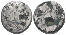 Kings of Macedon, Alexander III 'the Great', 336-323 BC. Fourrèe(?) Tetradrachm. 14.03 g - 25.24 mm.