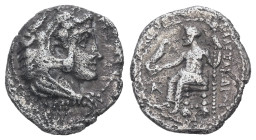 Kings of Macedon, Alexander III 'the Great', 336-323 BC. AR Hemidrachm. 1.88 g - 13.78 mm.