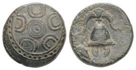 Kings of Macedon, Alexander III 'the Great', 336-323 BC. AE. 3.75 g - 15.35 mm.