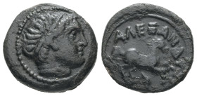 Kings of Macedon, Alexander III 'the Great', 336-323 BC. AE. 4.14 g - 17.67 mm.