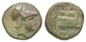 Kings of Macedon, Demetrios I Poliorketes, 306-283 BC. AE. 2.11 g - 12.43 mm.