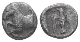Kings of Thrace, Sparadokos, Circa 464-444 BC. AR Diobol. 1.20 g - 11.35 mm.