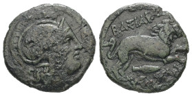 Kings of Thrace (Macedonian). Lysimachos, 305-281 BC. AE. 3.36 g - 18.33 mm.