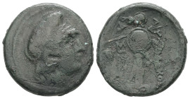 Kings of Thrace (Macedonian). Lysimachos, 305-281 BC. AE. 6.77 g - 21.69 mm.