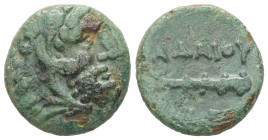 Kings of Thrace, Adaios. Circa 275-225 BC. AE. 5.27 g - 17.89 mm.