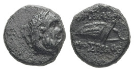 Kings of Thrace, Mostis. Circa 125-85/79 BC. AE. 1.22 g - 10.71 mm.