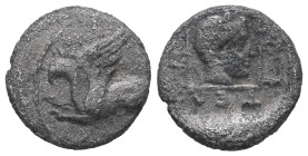 Thrace, Abdera. AR Tetrobol. 2.36 g - 15.34 mm. Circa 336-311 BC.