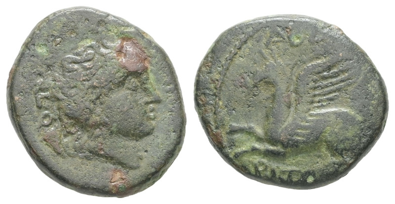 Thrace, Abdera. AE. 4.60 g - 17.20 mm. Circa 4th-3rd century BC.