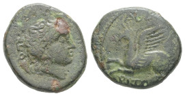 Thrace, Abdera. AE. 4.60 g - 17.20 mm. Circa 4th-3rd century BC.
