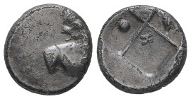 Thrace, Chersonesos. AR Hemidrachm. 2.23 g - 13.12 mm. Circa 386-338 BC.