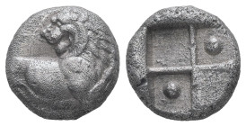 Thrace, Chersonesos. AR Hemidrachm. 2.42 g - 11.75 mm. Circa 386-338 BC.