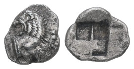 Thrace, Chersonesos. AR Hemiobol. 0.29 g - 8.22 mm. Circa 386-338 BC.