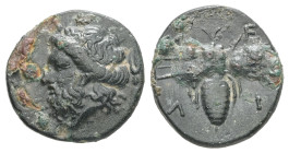 Thessaly, Melitaia. AE. 2.20 g - 15.22 mm. Circa 325-300 BC.