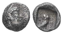 Attica, Athens. AR Hemiobol. 0.39 g - 7.39 mm. Circa 454-404 BC.