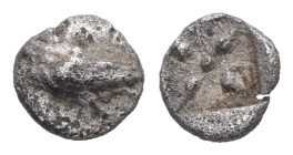 Asia minor, Uncertain. AR Tetartemorion. 0.11 g - 5.08 mm. Circa 5th century BC.