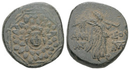 Pontos, Amisos. Time of Mithradates VI Eupator. AE. 7.79 g - 21.87 mm. Circa 105-90 or 90-85 BC.