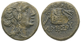 Pontos, Amisos. Time of Mithradates VI Eupator. AE. 8.08 g - 20.01 mm. Circa 105-90 or 90-85 BC.