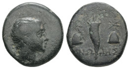 Paphlagonia, Sinope. Time of Mithradates VI Eupator. AE. 4.05 g - 17.37 mm. Circa 105-90 or 90-85 BC.