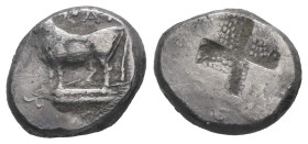 Bithynia, Kalchedon. AR Hemidrachm. 2.16 g - 12.94 mm. Circa 367/6-340 BC.