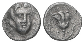Caria, Rhodos. AR Hemidrachm. 1.08 g - 11.19 mm. Circa 3rd-2nd centuries BC.