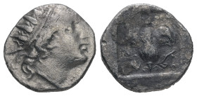 Caria, Rhodes. AR Drachm. 2.00 g - 14.53 mm. Circa 188-170 BC.
