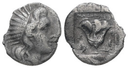 Caria, Rhodes. AR Drachm. 2.40 g - 15.48 mm. Circa 188-170 BC.