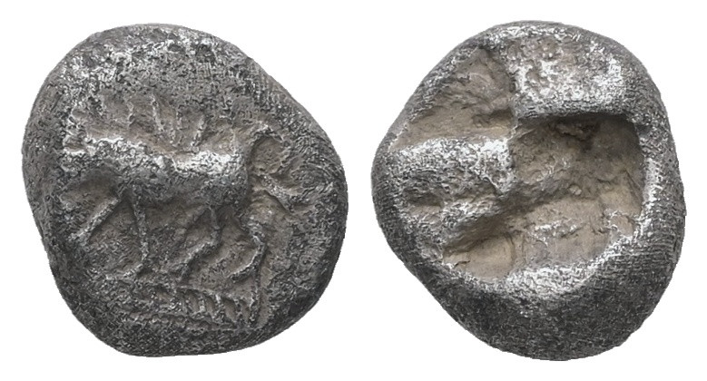Dynasts of Lycia, Uncertain. AR Obol. 0.97 g - 8.81 mm. Circa 6th-5th century BC...
