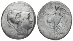 Pamphylia, Side. AR Tetradrachm. 15.70 g - 29.82 mm. Deino -, magistrate. Circa 205-100 BC.