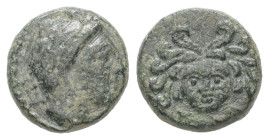 Cilicia, Mallos. AE. 1.38 g - 10.11 mm. 4th century BC.