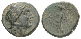 Seleukid Kingdom, Antiochos III 'the Great', 222-187 BC. AE. 2.74 g - 14.45 mm.