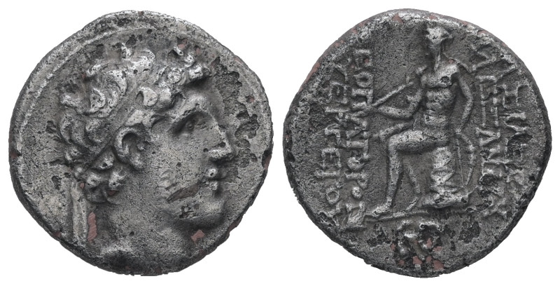 Seleukid Kingdom, Alexander I Balas, 152-145 BC. AR Drachm. 3.96 g - 17.42 mm. A...