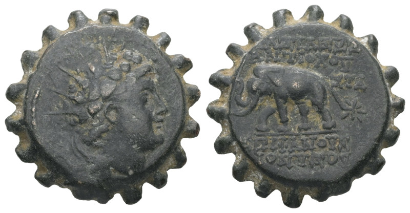 Seleukid Kingdom, Antiochos VI Dionysos, 144-142 BC. AE. 7.72 g - 21.89 mm. Anti...
