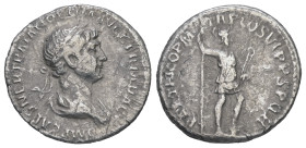 Trajan, AD 98-117. AR Denarius. 2.74 g - 18.84 mm. Rome.