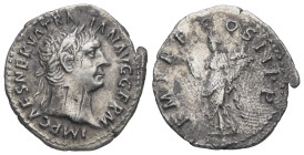 Trajan, AD 98-117. AR Denarius. 2.89 g - 19.86 mm. Rome.