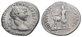 Trajan, AD 98-117. AE Dupondius. 2.87 g - 20.28 mm. Rome.