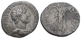 Hadrian, AD 117-138. AR Denarius. 3.83 g - 19.15 mm. Rome.
