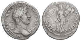 Hadrian, AD 117-138. AR Denarius. 2.71 g - 18.41 mm. Rome.
