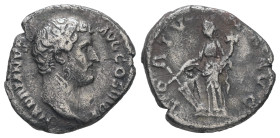 Hadrian, AD 117-138. AR Denarius. 2.90 g - 18.04 mm. Rome.