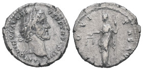 Antoninus Pius, AD 138-161. AR Denarius. 2.76 g - 17.72 mm. Rome.