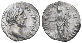 Antoninus Pius, AD 138-161. AR Denarius. 2.59 g - 17.07 mm. Rome.