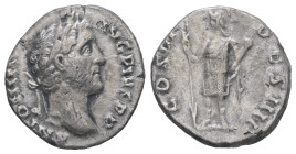 Antoninus Pius, AD 138-161. AR Denarius. 3.12 g - 16.51 mm. Rome.