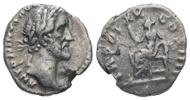 Antoninus Pius, AD 138-161. AR Denarius. 2.53 g - 16.08 mm. Rome.