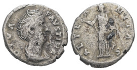 Diva Faustina, died AD 140/1. AR Denarius. 2.90 g - 18.18 mm. Rome.