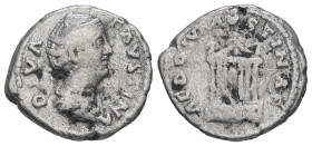 Diva Faustina, died AD 140/1. AR Denarius. 2.47 g - 18.62 mm. Rome.