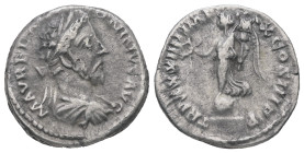 Marcus Aurelius, AD 161-180. AR Denarius. 2.90 g - 18.20 mm. Rome.