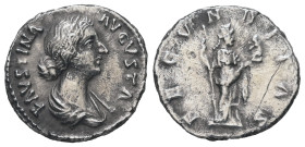 Faustina II, AD 147-175. AR Denarius. 3.08 g - 17.90 mm. Rome.