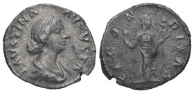 Faustina II, AD 147-175. AR Denarius. 3.25 g - 19.37 mm. Rome.