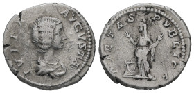 Julia Domna, AD 193-217. AR Denarius. 3.04 g - 19.09 mm. Rome.