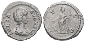 Julia Domna, AD 193-217. AR Denarius. 2.73 g - 19.29 mm. Rome.