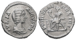 Julia Domna, AD 193-217. AR Denarius. 2.86 g - 19.19 mm. Rome.